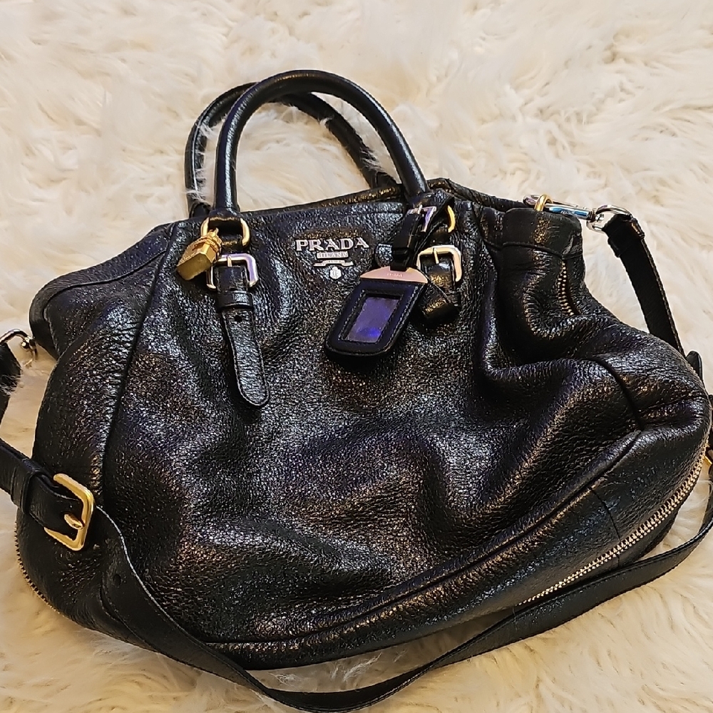 Prada Black Leather Women's Bag